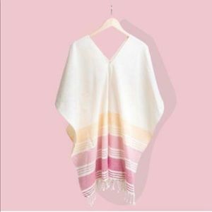 Tribe Alive Swim Caftan Coverup Poncho Tunic Top